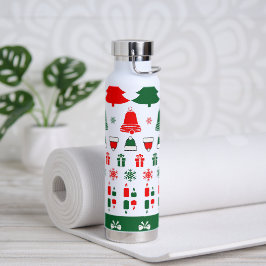 Weihnachtsthema Trinkflasche