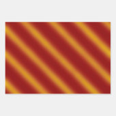 Weihnachtsthema Wavy Gold & Black, Green, Red Geschenkpapier Set (Vorderseite 3)