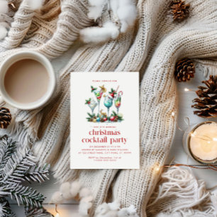 Weihnachtsthema Weihnachtscocktail Party Danke