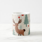 Weihnachtsthema Woodland Muster Kaffeetasse (Mittel)