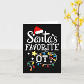 Weihnachtstherapeutin F Karte (Gelbe Blume)