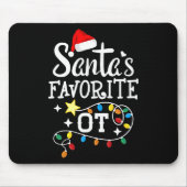 Weihnachtstherapeutin F Mousepad (Vorne)