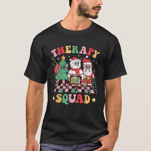 Weihnachtstherapie Squad SLP OT PT Beruf Die T-Shirt (Vorderseite)