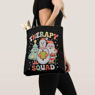 Weihnachtstherapie-Team SLP OT PT-Crew Santa Weihn Tasche