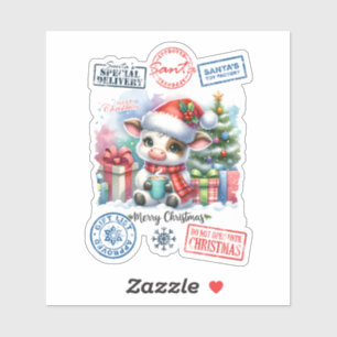 Weihnachtsticker Aufkleber