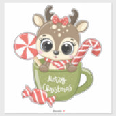 Weihnachtsticker Aufkleber (Blatt)