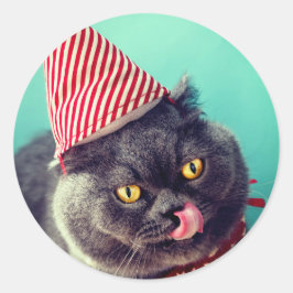 Weihnachtsticker für Umschlag Aufkleber