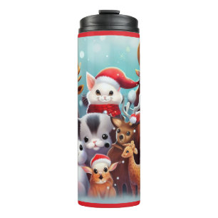 Weihnachtstiere 2 thermosbecher