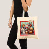 Weihnachtstiere 2 Tote Tasche (Vorderseite (Produkt))