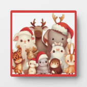 Weihnachtstiere 3 fotoplatte (Vorderseite)