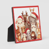 Weihnachtstiere 3 fotoplatte (Vorderseite)