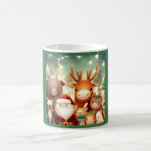 Weihnachtstiere 8 kaffeetasse