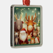 Weihnachtstiere 8 ornament aus metall (Rechts)