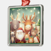 Weihnachtstiere 8 ornament aus metall (Links)