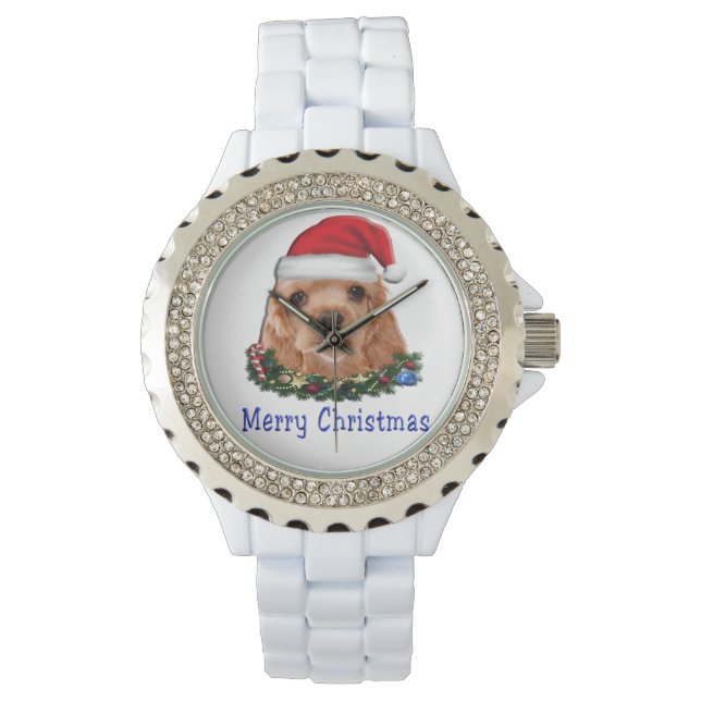 Weihnachtstiere Armbanduhr (Vorderseite)