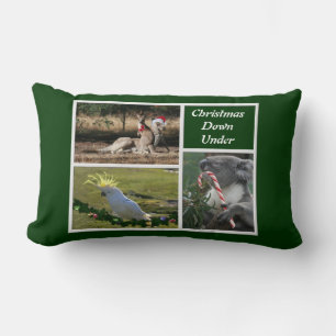 Weihnachtstiere Aussie Style - Personalizable Lendenkissen