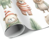 Weihnachtstiere Geschenkpapier (Rolleneckpunkt)