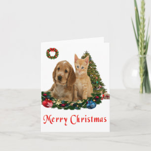 Weihnachtstiere Karte