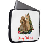 Weihnachtstiere Laptopschutzhülle (Vorne Rechts)