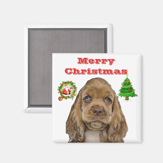 Weihnachtstiere Magnet (Vorderseite/Rückseite)