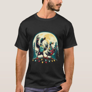 Weihnachtstiere Niedliche Enten Xmas Tierfreunde D T-Shirt