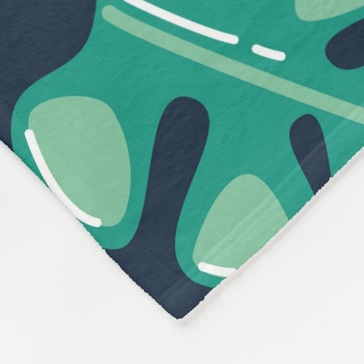 Weihnachtstiere, Niedliches Nahtloses Design. Fleecedecke (Ecke)