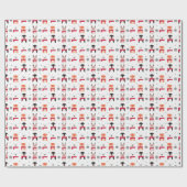 Weihnachtstiere, -rotwild, -Eisbär, -Pinguin u. Geschenkpapier (Flach)