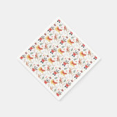 Weihnachtstiere Serviette (Ecke)