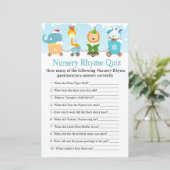 Weihnachtstiere trainieren Kinderzimmer Rhyme Quiz (Stehend Vorderseite)