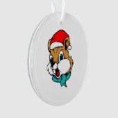 Weihnachtstiere Weihnachten Chipmunk Weihnachten Ornament (Vorderseite)
