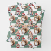 Weihnachtstiere Wrapping Paper Set Geschenkpapier Set (Beispiel)