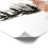 Weihnachtstierfuchs Poster (Ecke)