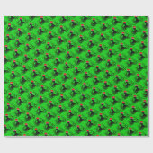 WeihnachtsTintenfisch - Wrackpapier Geschenkpapier (Flach)