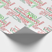 Weihnachtstipps rund um die Welt Geschenkpapier (Ecke)