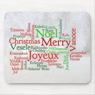 Weihnachtstipps rund um die Welt Mousepad