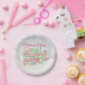 Weihnachtstipps rund um die Welt Pappteller (Party)