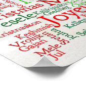 Weihnachtstipps rund um die Welt Poster (Ecke)