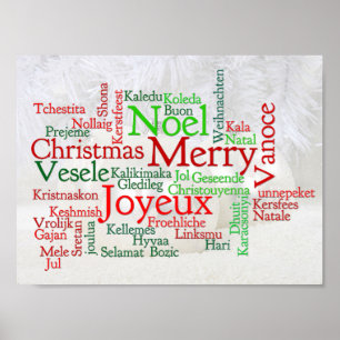 Weihnachtstipps rund um die Welt Poster