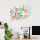 Weihnachtstipps rund um die Welt Poster (Heimbüro)