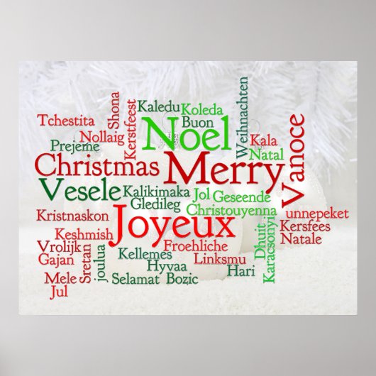 Weihnachtstipps rund um die Welt Poster (Vorne)