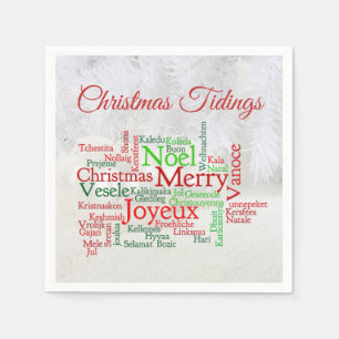 Weihnachtstipps rund um die Welt Serviette
