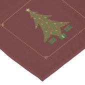 Weihnachtstisch-Finalist Kurzer Tischläufer (Ecke)