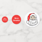 Weihnachtstisch Konfetti (Rückseiten)