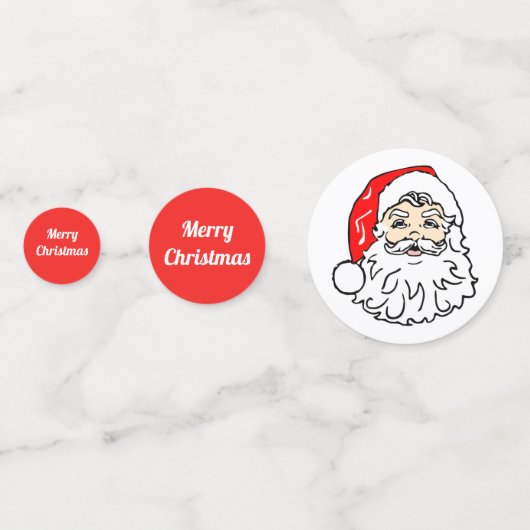 Weihnachtstisch Konfetti (Rückseiten)