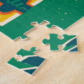 Weihnachtstisch, Vintages Muster. Puzzle (Seite)