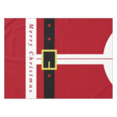 Weihnachtstisch Weihnachtsmann-Claus-Gürtel Tischdecke (Vorderseite (Horizontal))