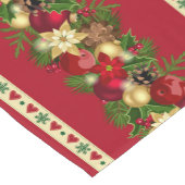 Weihnachtstischläufer 72" x 14" kurzer tischläufer (Ecke)
