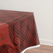 Weihnachtstischtuch Rot Kariert 60" x 104" Tischdecke (Beispiel)