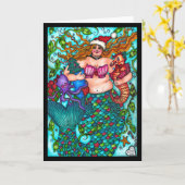 Weihnachtstitel Karte (Gelbe Blume)