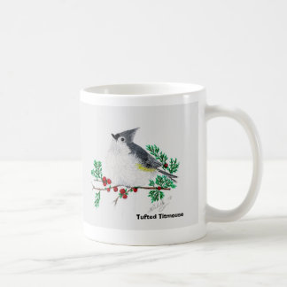 Weihnachtstitmouse, büscheliger Titmouse Kaffeetasse